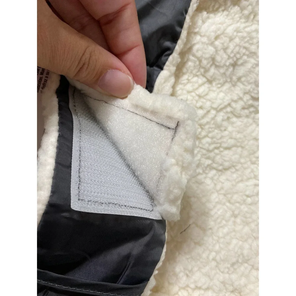 SOLD Fetchwear Yellow Pet Quilted Sherpa Lined Jacket Coat NEW - Picture 5 of 8